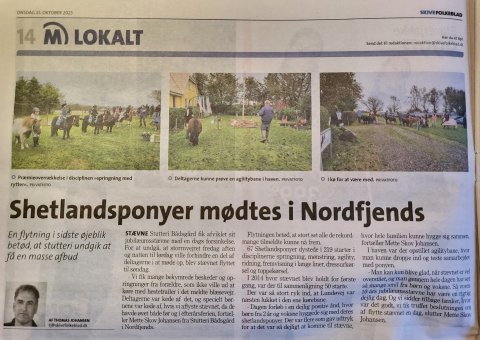 Artikel i Skive Folkeblad